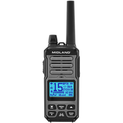 Midland GXT67 Pro Radio GMRS 22 Canales 5W IP67 Batería 16H
