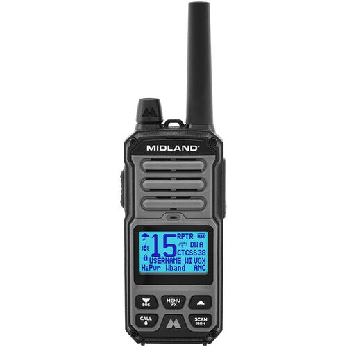 Midland GXT67 Pro Radio GMRS 22 Canales 5W IP67 Batería 16H