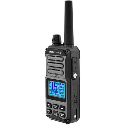 Midland GXT67 Pro Radio GMRS 22 Canales 5W IP67 Batería 16H