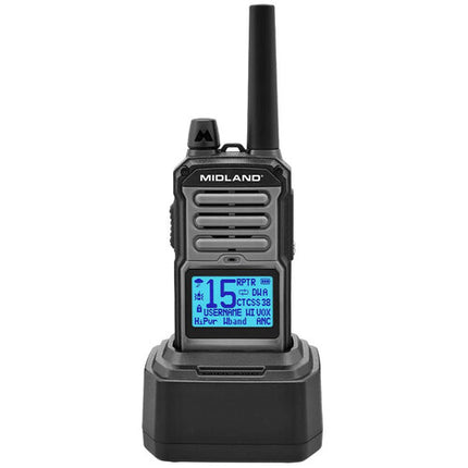 Midland GXT67 Pro Radio GMRS 22 Canales 5W IP67 Batería 16H