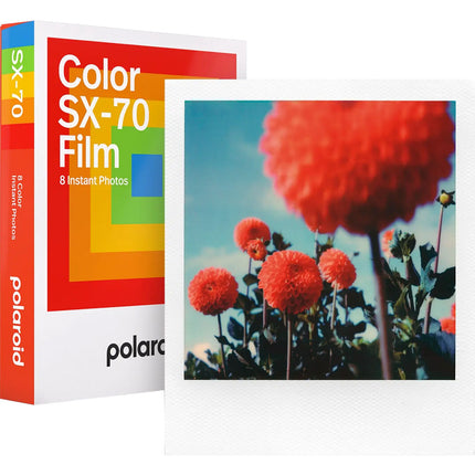 Polaroid Color SX-70 Película Instantánea 8 Exposiciones ISO 160 3.1 x 3.1"