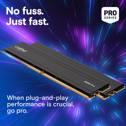 Crucial 64GB Pro DDR5 5600 MHz Memoria RAM 2x32GB UDIMM 1.1V