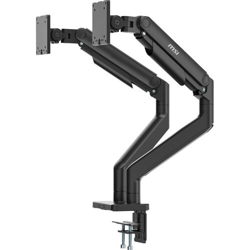 MSI MAG MT201D Soporte de Escritorio para Dos Monitores de 17 a 45" con Capacidad de 44 lb por Pantalla