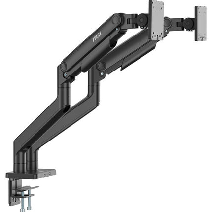 MSI MAG MT201D Soporte de Escritorio para Dos Monitores de 17 a 45" con Capacidad de 44 lb por Pantalla