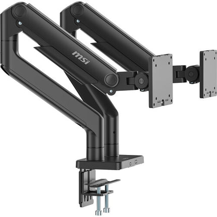 MSI MAG MT201D Soporte de Escritorio para Dos Monitores de 17 a 45" con Capacidad de 44 lb por Pantalla