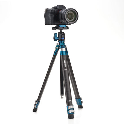 Benro MiniBird Trípode de Fibra de Carbono 3 Secciones 43.5" 8.8 lb con Cabezal N00P