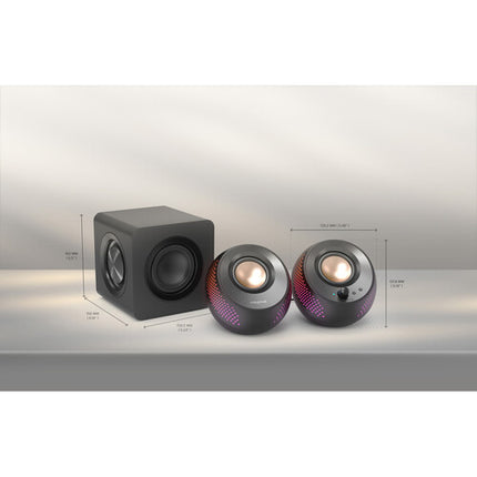 Creative Labs Pebble X Plus Altavoces de Escritorio USB 2.1 con Subwoofer y Bluetooth 5.3