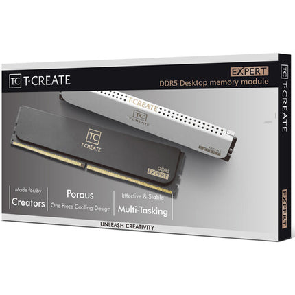 TEAMGROUP 48GB T-Create Expert DDR5 7200 MHz Memoria UDIMM 2x24GB Negra