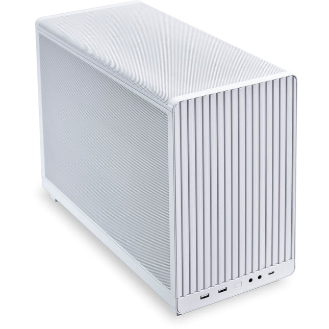Lian Li A3-mATX Caja Mini Torre Blanca Soporte MicroATX 4 Ranuras 10 Ventiladores