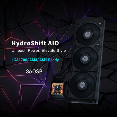 Lian Li HydroShift LCD 360S Refrigeración Líquida AIO 2.88" IPS 3800 rpm Negro