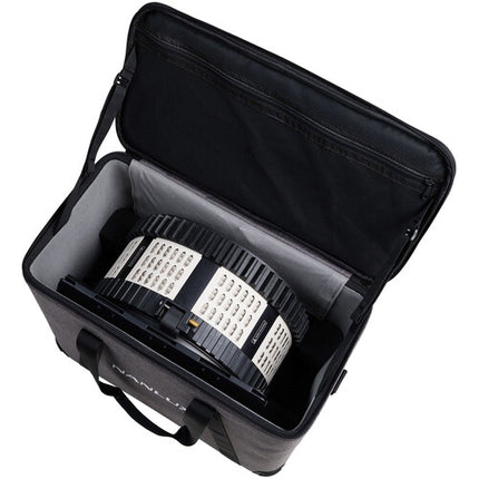 Nanlux Evoke 900C Foco LED RGB con lente Fresnel 17-43° kit trolley