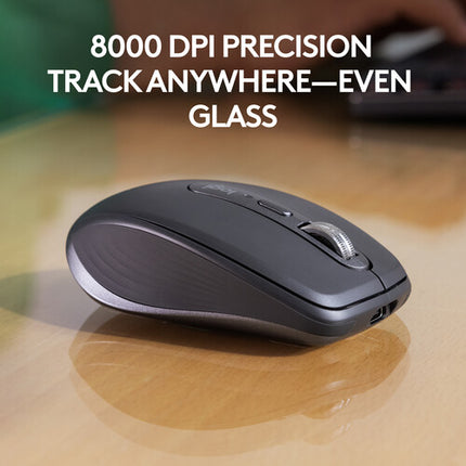 Logitech MX Anywhere 3S Ratón Inalámbrico 8000 dpi 70 Días Batería Graphite