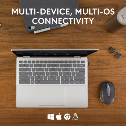 Logitech MX Anywhere 3S Ratón Inalámbrico 8000 dpi 70 Días Batería Graphite