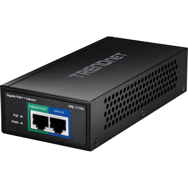 TRENDnet TPE-117GI Inyector PoE+ Gigabit 15.4W 60W 2Gbps Metal