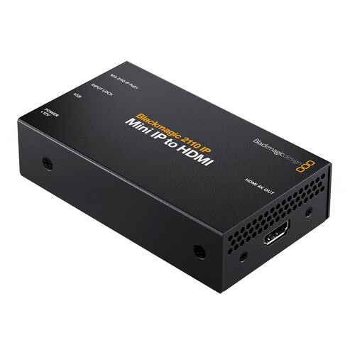 Blackmagic Design 2110 IP Mini Convertidor IP a HDMI UHD 4K PoE++ 10G Ethernet