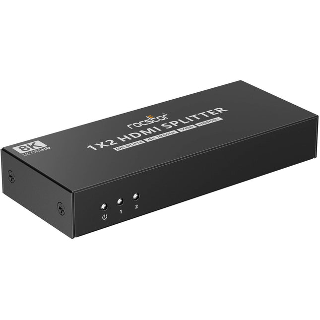 Rocstor TrueReach Splitter HDMI 1 x 2 8K60 UHD 4K120 HDMI 2.1