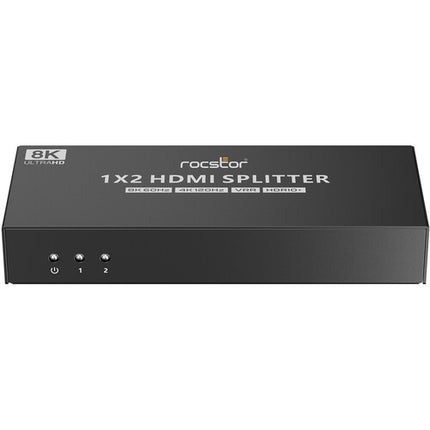 Rocstor TrueReach Splitter HDMI 1 x 2 8K60 UHD 4K120 HDMI 2.1