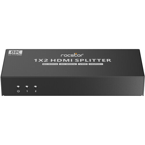 Rocstor TrueReach Splitter HDMI 1 x 2 8K60 UHD 4K120 HDMI 2.1
