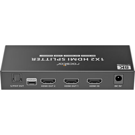 Rocstor TrueReach Splitter HDMI 1 x 2 8K60 UHD 4K120 HDMI 2.1