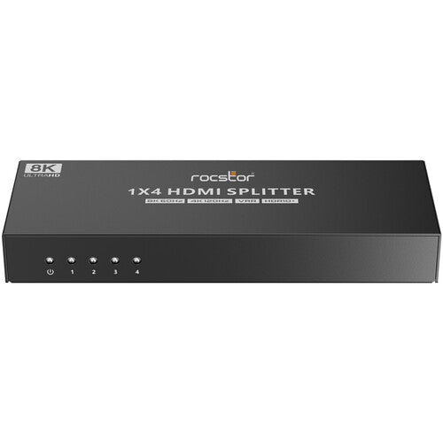 Rocstor TrueReach Splitter HDMI 1 Entrada 4 Salidas 8K60 UHD 4K120