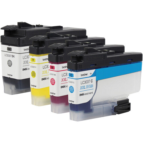 Brother LC3037 Juego de Tintas de Alto Rendimiento Color INKvestment 4 unidades para MFC-J5845DW MFC-J5945DW MFC-J6545DW