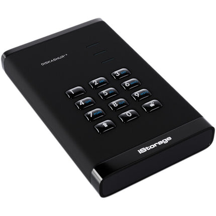 Istorage 4TB diskAshur3 disco duro portátil USB 3.2 cifrado AES 256-Bit con funda