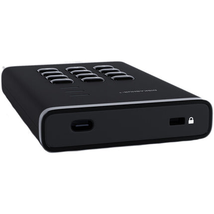 Istorage 4TB diskAshur3 disco duro portátil USB 3.2 cifrado AES 256-Bit con funda