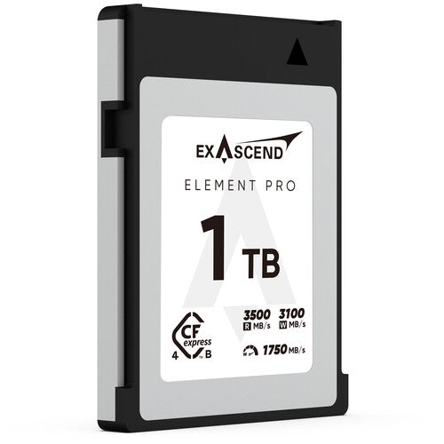 Exascend 1TB Element Pro Tarjeta de Memoria CFexpress 4.0 Tipo B 3500 MB/s lectura 3100 MB/s escritura
