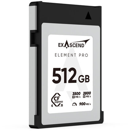 Exascend Element Pro CFexpress 4.0 Type B Tarjeta de Memoria 512GB 3500MBs