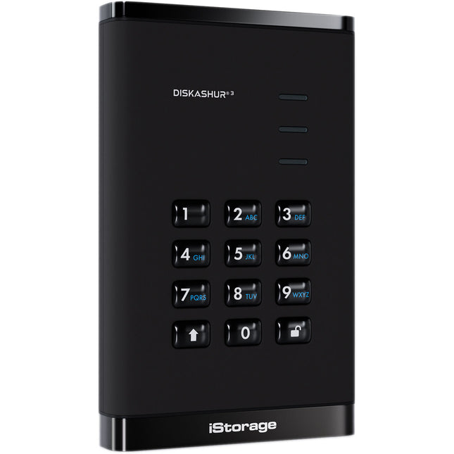 Istorage 512GB diskAshur3 SSD portátil USB 3.2 Gen 1 cifrado negro