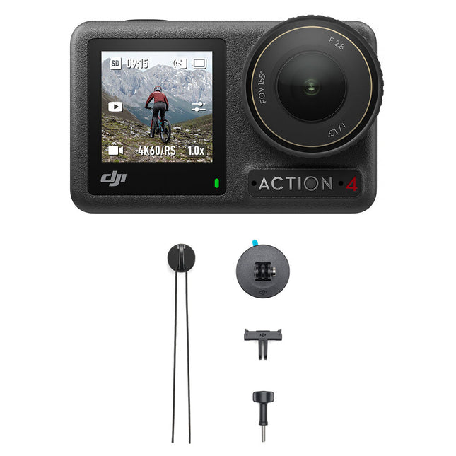 DJI Osmo Action 4 Cámara Combo Estándar con Kit de Surf y Batería Extra