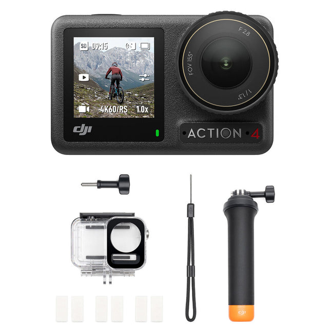 DJI Osmo Action 4 Cámara con Kit de Accesorios de Buceo y Batería Extrema