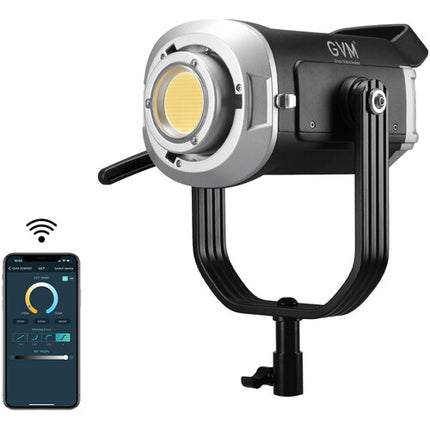 GVM SD600D Monoluz LED Bicolor 130000 Lux 2700-7500K con Reflector y Bolsa
