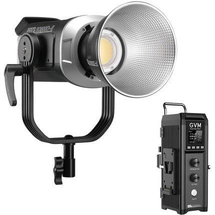 GVM SD600D Monoluz LED Bicolor 130000 Lux 2700-7500K con Reflector y Bolsa
