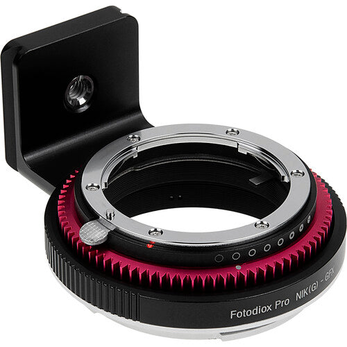 Adaptador de Montura FotodioX Nikon F a FUJIFILM G con Anillo de Apertura y Construcción Metálica