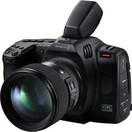 Blackmagic Design Cinema Camera 6K con sensor HDR y lente Sigma 28-70mm f2.8