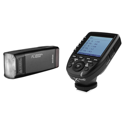 Godox AD200Pro Kit Flash de Bolsillo 500 Destellos Disparador TTL para Canon