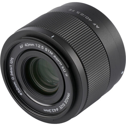 Viltrox AF 40mm f/2.5 FE Lente para Sony E Full Frame f/2.5-16 Motor STM