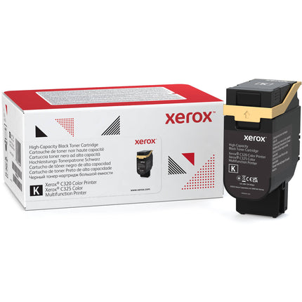Xerox C325 Cartucho de Tóner Cian Alta Capacidad 5500 Páginas Uso y Retorno