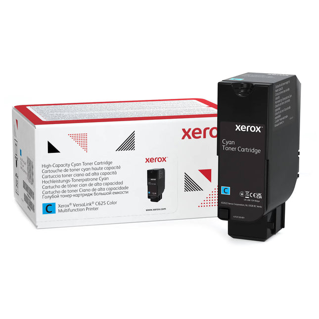 Xerox Cartucho de Tóner Cyan Alta Capacidad para VersaLink C625 16000 páginas Uso y devolución