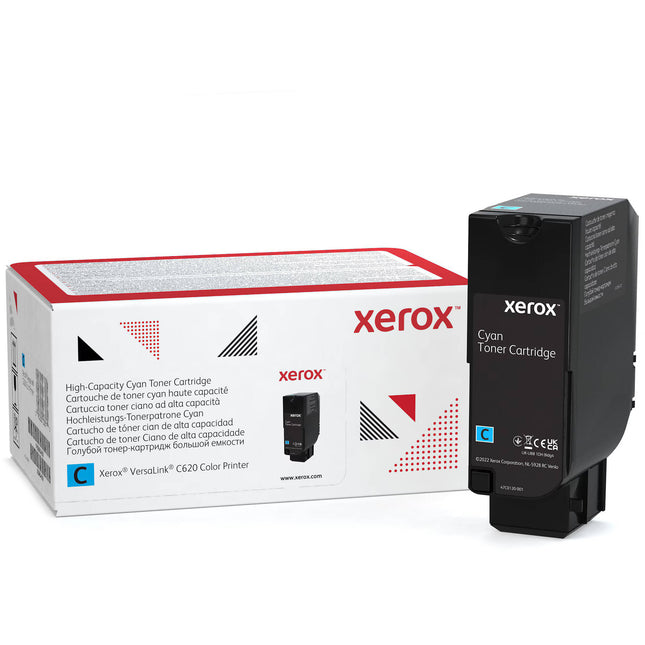 Xerox Cartucho de Tóner Cian Alta Capacidad 12000 Páginas para Impresora VersaLink C620