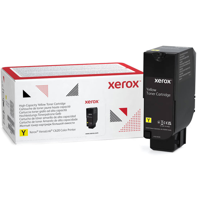 Xerox Cartucho de Tóner Amarillo Alta Capacidad 12000 Páginas para Impresora VersaLink C620