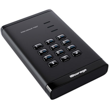 Istorage 4TB diskAshur PRO3 Disco Duro Portátil Encriptado USB 3.2 Gen1 con Teclado Retroiluminado y Resistencia IP56