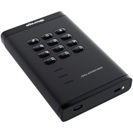 Istorage 4TB diskAshur PRO3 Disco Duro Portátil Encriptado USB 3.2 Gen1 con Teclado Retroiluminado y Resistencia IP56