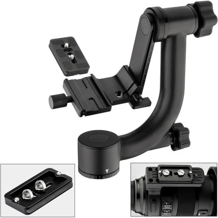 Oben GH-30C Cabezal Gimbal Fibra Carbono Capacidad 20kg Altura 24cm