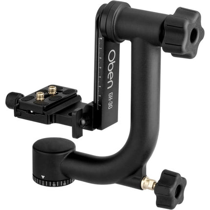Oben GH-30 Cabezal Gimbal 44 lb Capacidad Arca-Type Compatible 9 pulgadas Alto