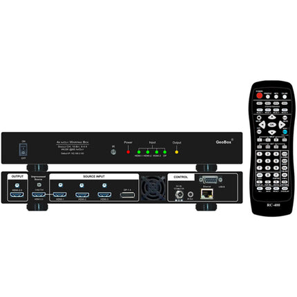 GeoBox UD101 Lite UHD 4K Warping Box con Multivisor y 3 HDMI 1 DisplayPort