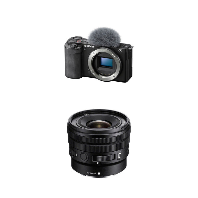Sony ZV-E10 Cámara sin Espejo 24.2MP 4K30p con Lente 10-20mm f/4