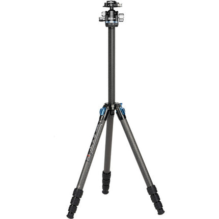 Sirui ST-124 trípode de fibra de carbono con cabezal bola KS-30 26.5 lb 65.7 pulgadas altura máxima