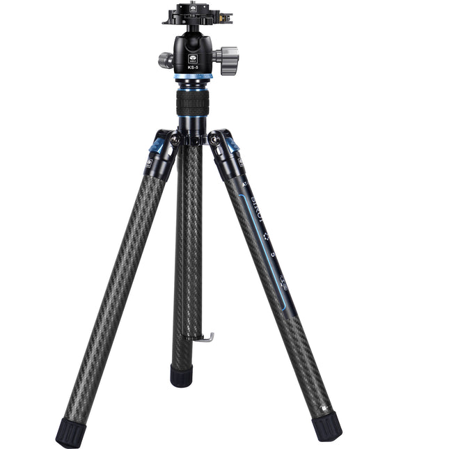 Sirui AT-125 Trípode de Fibra de Carbono para Viaje con Cabezal KS-5 7.8-60.2" 22 lb carga